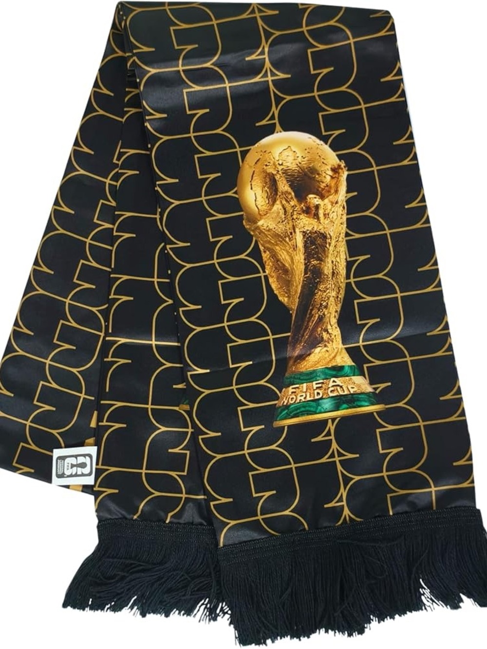FIFA World Cup Black & Gold Trophy Scarf
